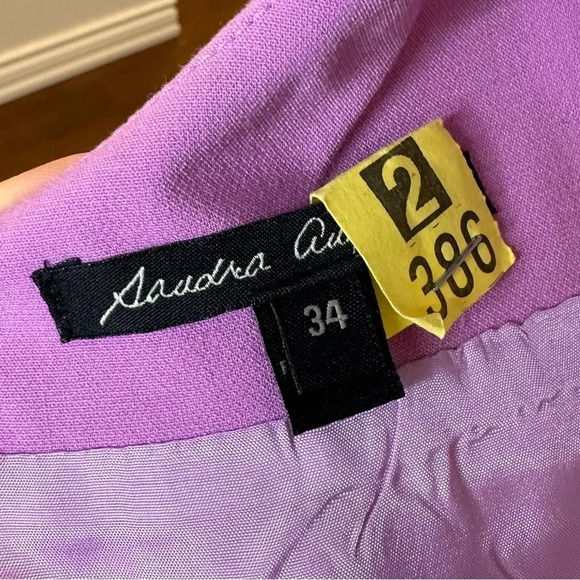 Lilac Peplum Top Sz. 34 - Picture 4 of 5